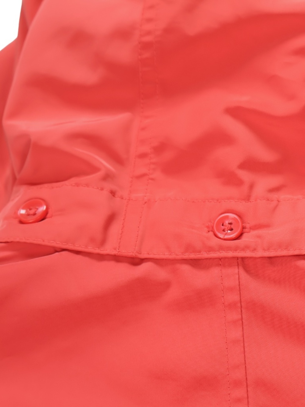 Charter Club Coral Pink Water Resistant Hooded Rain Jacket Coat Small - Picture 10 of 12